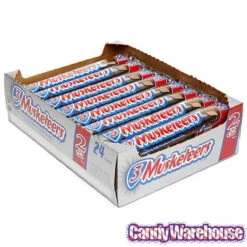 3 Musketeers King Size Candy Bars: 24-Piece Box 5 3 Musketeers King Size Candy Bars: 24-Piece Box -Candy Promotion Sale 3 musketeers king size candy bars 24 piece box candy warehouse 3