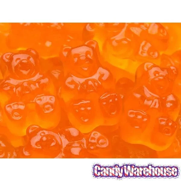 Albanese Orange Gummy Bears: 5LB Bag 3 Albanese Orange Gummy Bears: 5LB Bag - Image 3