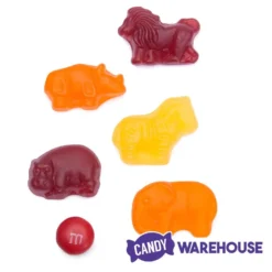 All Natural Zoo Animals Gummy Candy: 2LB Bag -Candy Promotion Sale all natural zoo animals gummy candy 2lb bag candy warehouse 3