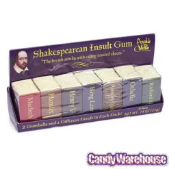 Archie McPhee Shakespearean Insult Gum Packs: 7-Piece Set 7 Archie McPhee Shakespearean Insult Gum Packs: 7-Piece Set -Candy Promotion Sale archie mcphee shakespearean insult gum packs 7 piece set candy warehouse 4 6e023b66 3447 47f8 8aa1 04bfb2858596