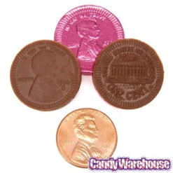 Assorted Colors Foiled Milk Chocolate Penny Parade Coins In Mesh Bags: 20-Piece Box 8 Assorted Colors Foiled Milk Chocolate Penny Parade Coins In Mesh Bags: 20-Piece Box -Candy Promotion Sale assorted colors foiled milk chocolate penny parade coins in mesh bags 20 piece box candy warehouse 4