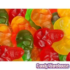 Assorted Colors Gummy Skulls: 5LB Bag -Candy Promotion Sale assorted colors gummy skulls 5lb bag candy warehouse 3