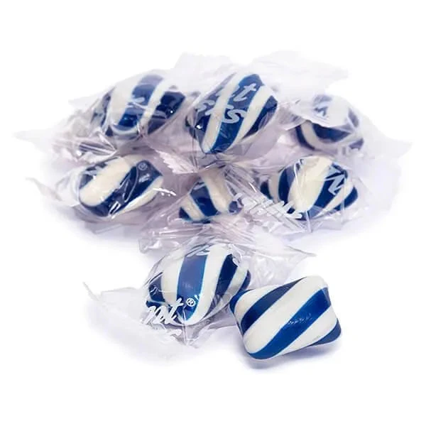 Atkinson Hard Candy Twists - Blue And White : 5LB Bag 1 Atkinson Hard Candy Twists - Blue And White : 5LB Bag