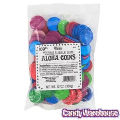 Bee International Aloha Bubble Gum Coins: 100-Piece Bag -Candy Promotion Sale bee international aloha bubble gum coins 100 piece bag candy warehouse 4 950b21cf dcb9 4ede 880b ebdc570aa4ba