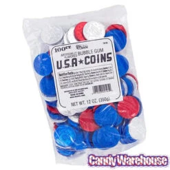 Bee International Patriotic USA Bubble Gum Coins: 100-Piece Bag 7 Bee International Patriotic USA Bubble Gum Coins: 100-Piece Bag -Candy Promotion Sale bee international patriotic usa bubble gum coins 100 piece bag candy warehouse 4 7f9d03cf d3d2 4d0b 9e86 10103555666f