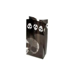 Black Cello Candy Bags With Day Of The Dead Skulls: 100-Piece Box -Candy Promotion Sale black cello candy bags with day of the dead skulls 100 piece box candy warehouse 4