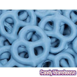 Blueberry Yogurt Covered Mini Pretzels: 9-Ounce Tub -Candy Promotion Sale blueberry yogurt covered mini pretzels 9 ounce tub candy warehouse 3