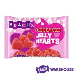 Brach's Cinnamon Jelly Hearts: 12-Ounce Bag -Candy Promotion Sale brach s cinnamon jelly hearts 12 ounce bag candy warehouse 4