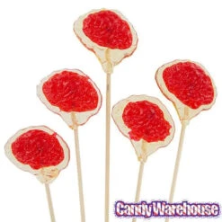 Brain Hard Candy Lollipops: 12-Piece Bag 7 Brain Hard Candy Lollipops: 12-Piece Bag -Candy Promotion Sale brain hard candy lollipops 12 piece bag candy warehouse 4