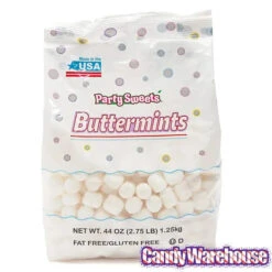 Butter Mints Creams - White: 2.75LB Bag -Candy Promotion Sale butter mints creams white 2 75lb bag candy warehouse 4 eb62b291 f121 440b 8140 2029b01736bd
