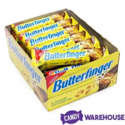 Butterfinger Candy Bars: 36-Piece Box -Candy Promotion Sale butterfinger candy bars 36 piece box candy warehouse 3