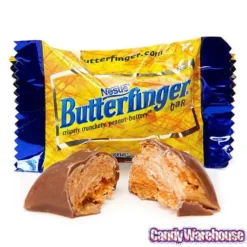 Butterfinger Mini Size Candy Bars: 5LB Bag -Candy Promotion Sale butterfinger mini size candy bars 5lb bag candy warehouse 5