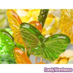 Butterfly Hard Candy Lollipops: 12-Piece Bag -Candy Promotion Sale butterfly hard candy lollipops 12 piece bag candy warehouse 3