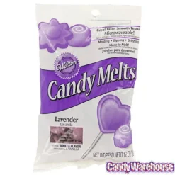 Wilton Candy Melts - Lavender: 12-Ounce Bag -Candy Promotion Sale candy melts lavender 12 ounce bag candy warehouse 4