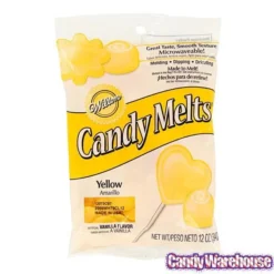 Wilton Candy Melts - Yellow: 12-Ounce Bag -Candy Promotion Sale candy melts yellow 12 ounce bag candy warehouse 4