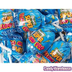 Charms Super Blow Pops - Blue Razz: 72-Piece Set -Candy Promotion Sale charms super blow pops blue razz 72 piece set candy warehouse 3