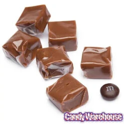 Chocolate Caramel Squares Candy: 5LB Bag -Candy Promotion Sale chocolate caramel squares candy 5lb bag candy warehouse 3