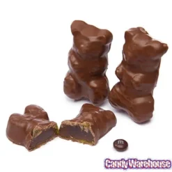 Chocolate Covered Jumbo Gummy Bears: 5LB Box -Candy Promotion Sale chocolate covered jumbo gummy bears 5lb box candy warehouse 4