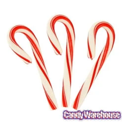 Christmas Peppermint Mini Candy Canes: 240-Piece Box -Candy Promotion Sale christmas peppermint mini candy canes 240 piece box candy warehouse 3