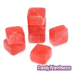Cubes Hard Candy - Wild Cherry: 3LB Bag -Candy Promotion Sale cubes hard candy wild cherry 3lb bag candy warehouse 3