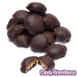 DeMet's Turtles Minis Caramel Nut Cluster Chocolates - Dark Almond: 5-Ounce Bag -Candy Promotion Sale demet s turtles minis caramel nut cluster chocolates dark almond 5 ounce bag candy warehouse 4