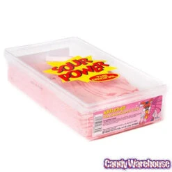 Dorval Sour Power Belts Candy - Pink Lemonade: 150-Piece Tub -Candy Promotion Sale dorval sour power belts candy pink lemonade 150 piece tub candy warehouse 3