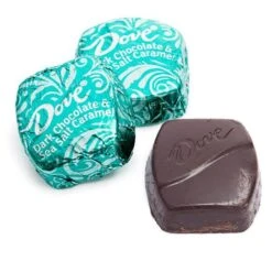 Dove Dark Chocolate Sea Salt Caramel Squares: 28-Piece Bag