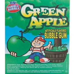 Dubble Bubble Green Apple 1-Inch Gumballs: 850-Piece Case -Candy Promotion Sale dubble bubble green apple 1 inch gumballs 850 piece case candy warehouse 5