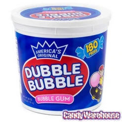 Dubble Bubble Gum: 180-Piece Tub -Candy Promotion Sale dubble bubble gum 180 piece tub candy warehouse 3
