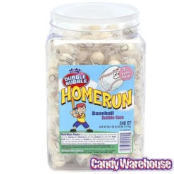 Dubble Bubble Home Run Baseball Gumballs: 240-Piece Tub -Candy Promotion Sale dubble bubble home run baseball gumballs 240 piece tub candy warehouse 4 4d29b739 a811 4d64 a6d3 c162949d7fb6