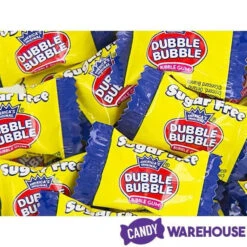 Dubble Bubble Sugar Free Gum Packets: 240-Piece Box -Candy Promotion Sale dubble bubble sugar free gum packets 240 piece box candy warehouse 4