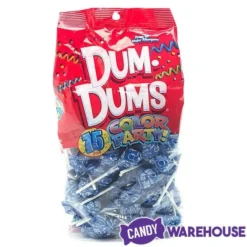 Dum Dums Royal Blue Party Pops - Blueberry: 75-Piece Bag -Candy Promotion Sale dum dums royal blue party pops blueberry 75 piece bag candy warehouse 4