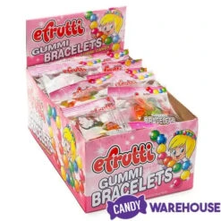 Efrutti Gummy Candy Bracelets: 40-Piece Box 7 Efrutti Gummy Candy Bracelets: 40-Piece Box -Candy Promotion Sale efrutti gummy candy bracelets 40 piece box candy warehouse 3