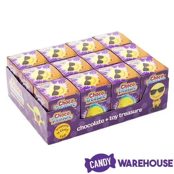 Emoji ChocoTreasure Surprise Eggs With Toy Inside: 12-Piece Box 4 Emoji ChocoTreasure Surprise Eggs With Toy Inside: 12-Piece Box - Image 4