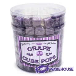 Espeez Cube Pop - Grape: 100-Piece Tub -Candy Promotion Sale espeez cube pop grape 100 piece tub candy warehouse 3