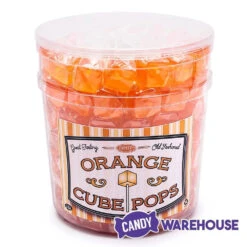 Espeez Cube Pop - Orange: 100-Piece Tub 6 Espeez Cube Pop - Orange: 100-Piece Tub -Candy Promotion Sale espeez cube pop orange 100 piece tub candy warehouse 3