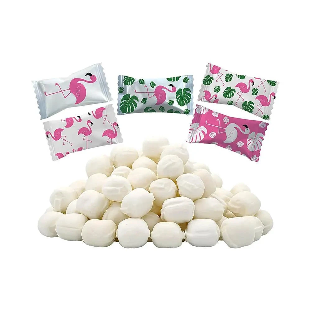 Flamingo Wrapped Buttermint Creams: 300-Piece Case 2 Flamingo Wrapped Buttermint Creams: 300-Piece Case - Image 2