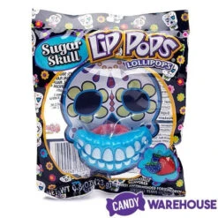 Flix Candy Day Of The Dead Sweet Skull Lip Pops Candy Packs: 12-Piece Display -Candy Promotion Sale flix candy day of the dead sweet skull lip pops candy packs 12 piece display candy warehouse 3
