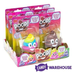 Flix Candy Wind-up Poop Emoji Candy Dispensers: 6-Piece Display -Candy Promotion Sale flix candy wind up poop emoji candy dispensers 6 piece display candy warehouse 3