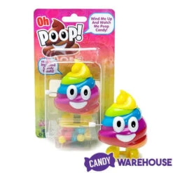 Flix Candy Wind-up Poop Emoji Candy Dispensers: 6-Piece Display -Candy Promotion Sale flix candy wind up poop emoji candy dispensers 6 piece display candy warehouse 5