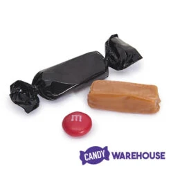 Foiled Caramel Candy - Black: 180-Piece Bag -Candy Promotion Sale foiled caramel candy black 180 piece bag candy warehouse 5