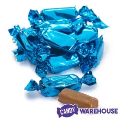 Foiled Caramel Candy - Blue: 180-Piece Bag -Candy Promotion Sale foiled caramel candy blue 180 piece bag candy warehouse 4