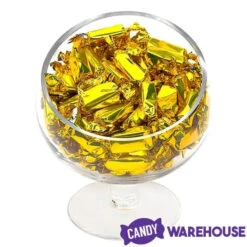 Foiled Caramel Candy - Gold: 180-Piece Bag -Candy Promotion Sale foiled caramel candy gold 180 piece bag candy warehouse 3