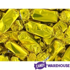 Foiled Caramel Candy - Gold: 180-Piece Bag -Candy Promotion Sale foiled caramel candy gold 180 piece bag candy warehouse 5