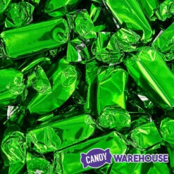 Foiled Caramel Candy - Green: 180-Piece Bag -Candy Promotion Sale foiled caramel candy green 180 piece bag candy warehouse 5
