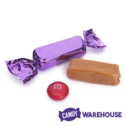 Foiled Caramel Candy - Purple: 180-Piece Bag -Candy Promotion Sale foiled caramel candy purple 180 piece bag candy warehouse 4