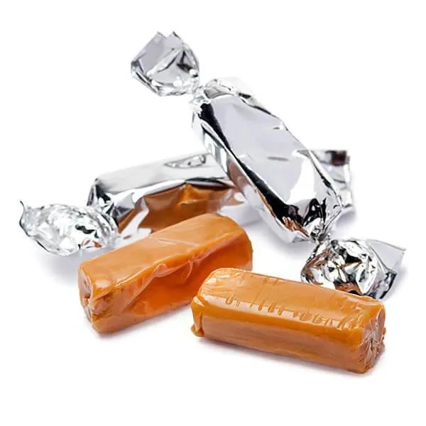 Foiled Caramel Candy - Silver: 180-Piece Bag 1 Foiled Caramel Candy - Silver: 180-Piece Bag