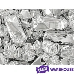Foiled Caramel Candy - Silver: 180-Piece Bag 9 Foiled Caramel Candy - Silver: 180-Piece Bag -Candy Promotion Sale foiled caramel candy silver 180 piece bag candy warehouse 5