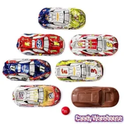 Foiled Milk Chocolate Race Cars: 36-Piece Display -Candy Promotion Sale foiled milk chocolate race cars 36 piece display candy warehouse 3
