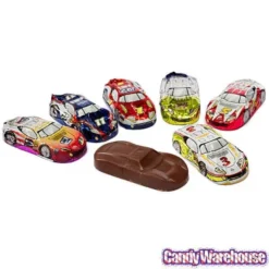 Foiled Milk Chocolate Race Cars: 36-Piece Display -Candy Promotion Sale foiled milk chocolate race cars 36 piece display candy warehouse 5